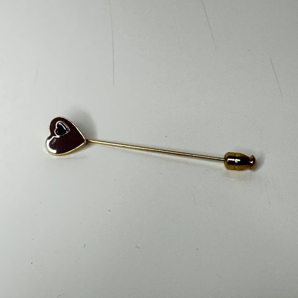 Vintage Classic stick pin with heart tip - Picture 5 of 7